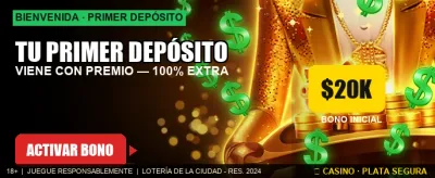 Bono de Bienvenida Increíble banner